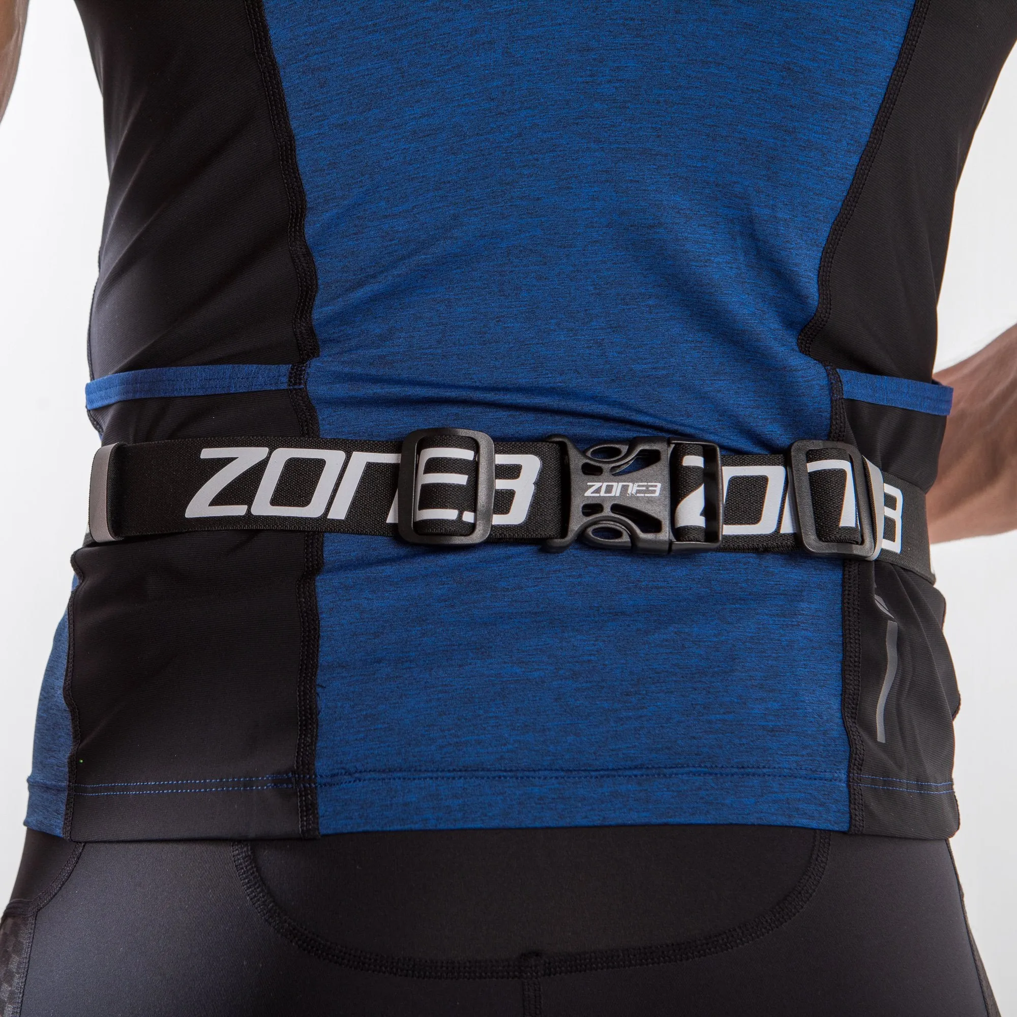 Endurance Number Belt with Lycra Fuel Pouch and Energy Gel Storage