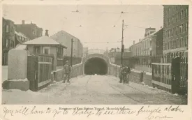 Entrance to East Boston Tunnel from Maverick Square