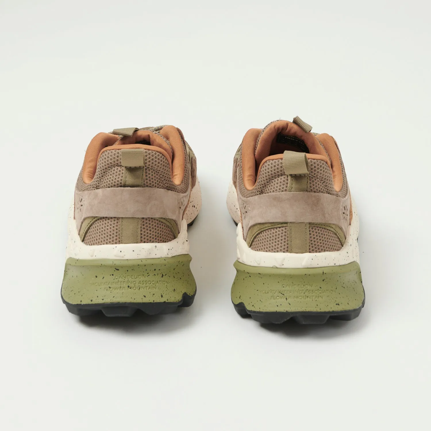 Flower Mountain 'Kotetsu Man' Suede/Nylon Net Sneaker - Brown Khaki