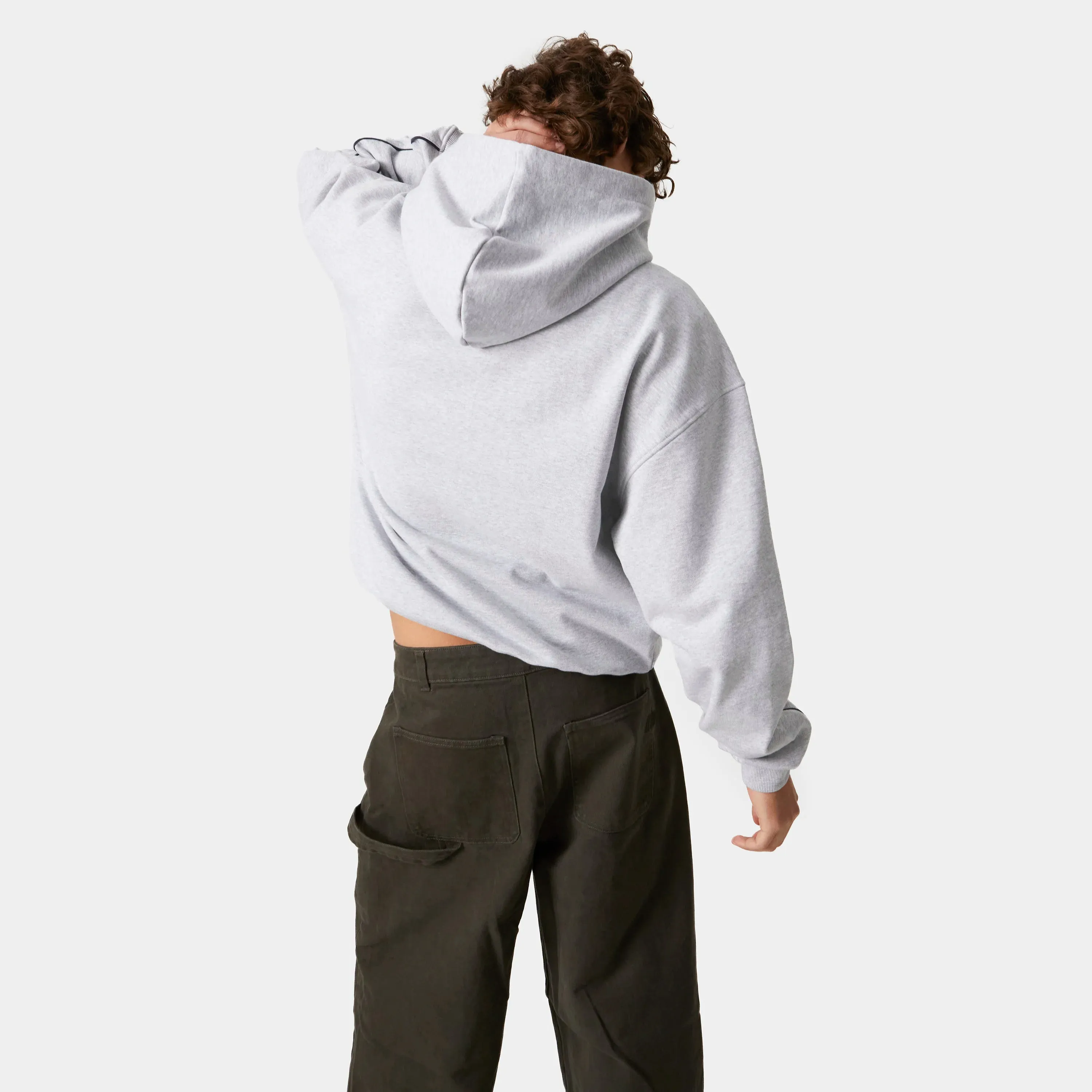 Fraser Grey Oversized Hoodie