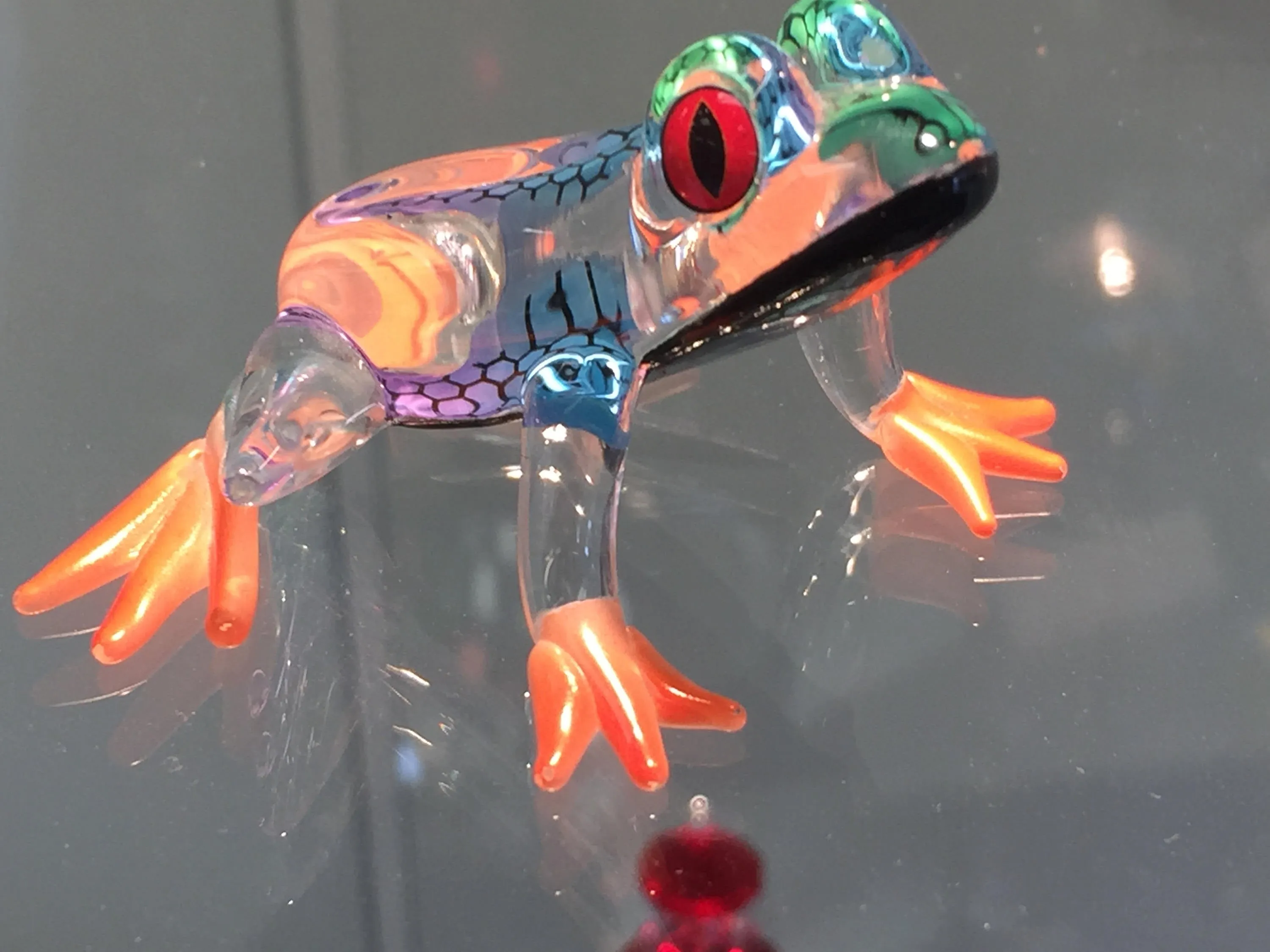 Frog Glass Figurine