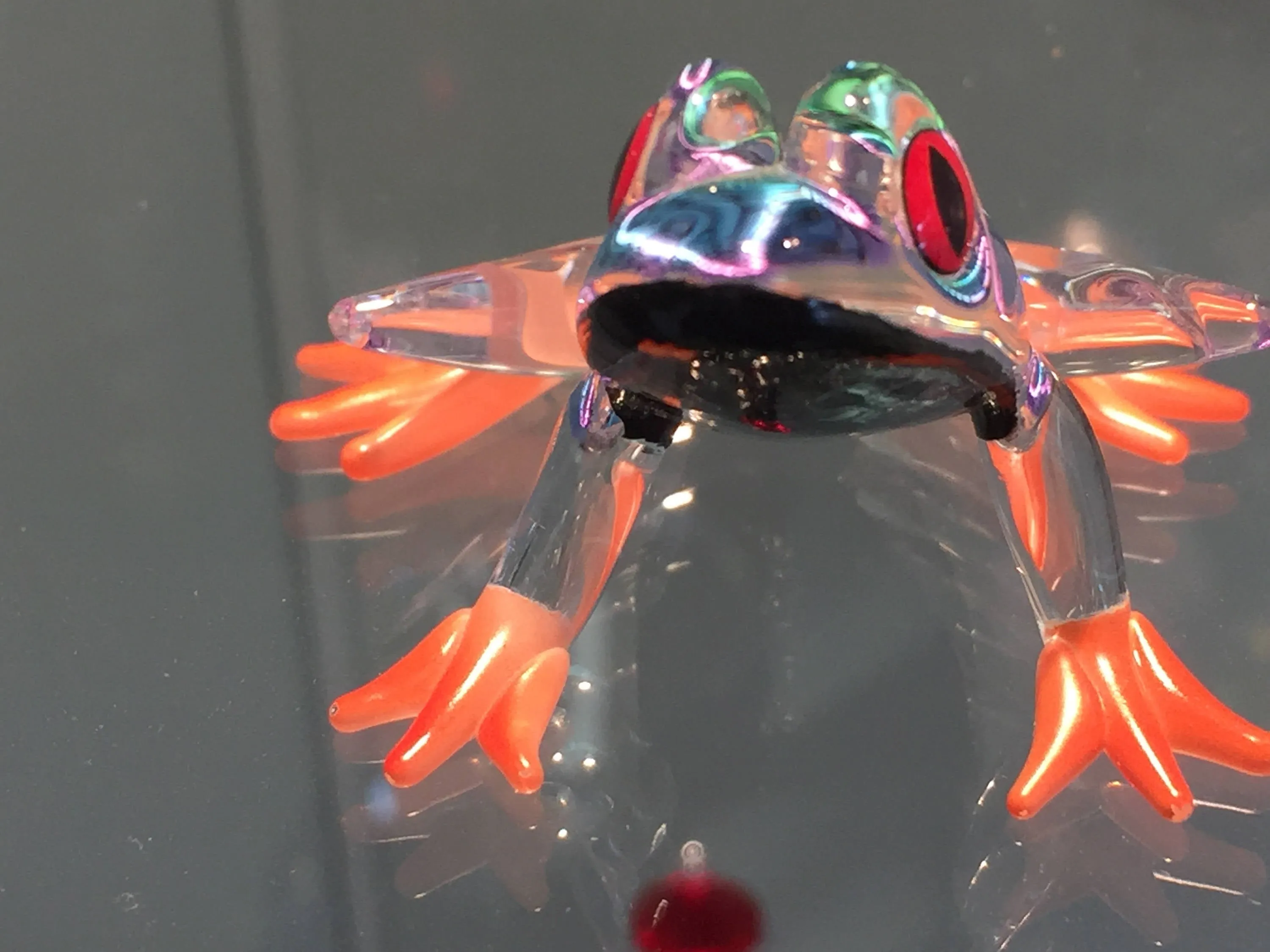 Frog Glass Figurine