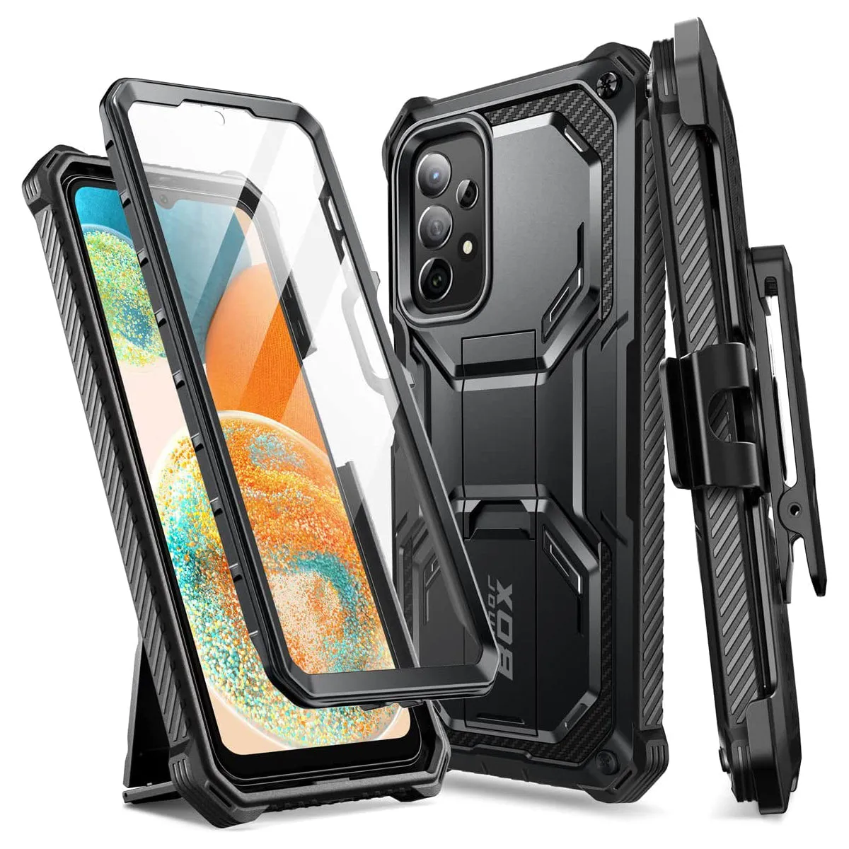 Galaxy A23 Armorbox Case(open box) - Black