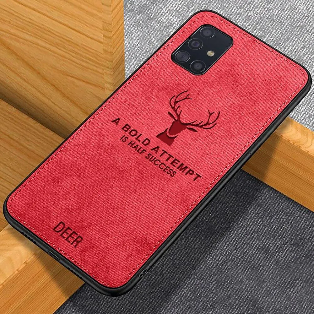 Galaxy M31s Deer Pattern Inspirational Soft Case