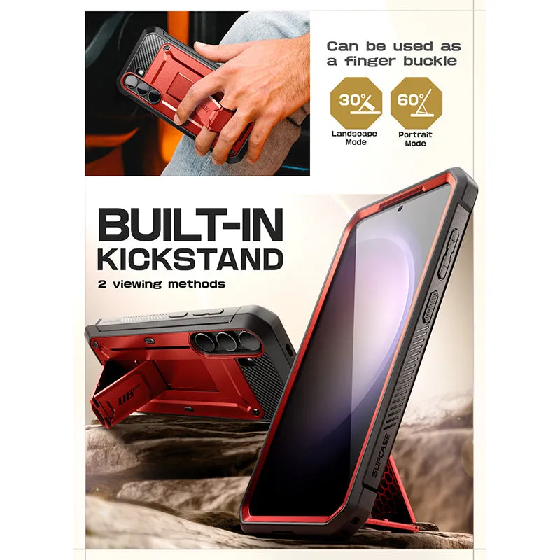 Galaxy S24 Plus Unicorn Beetle PRO Rugged Case-Metallic Red