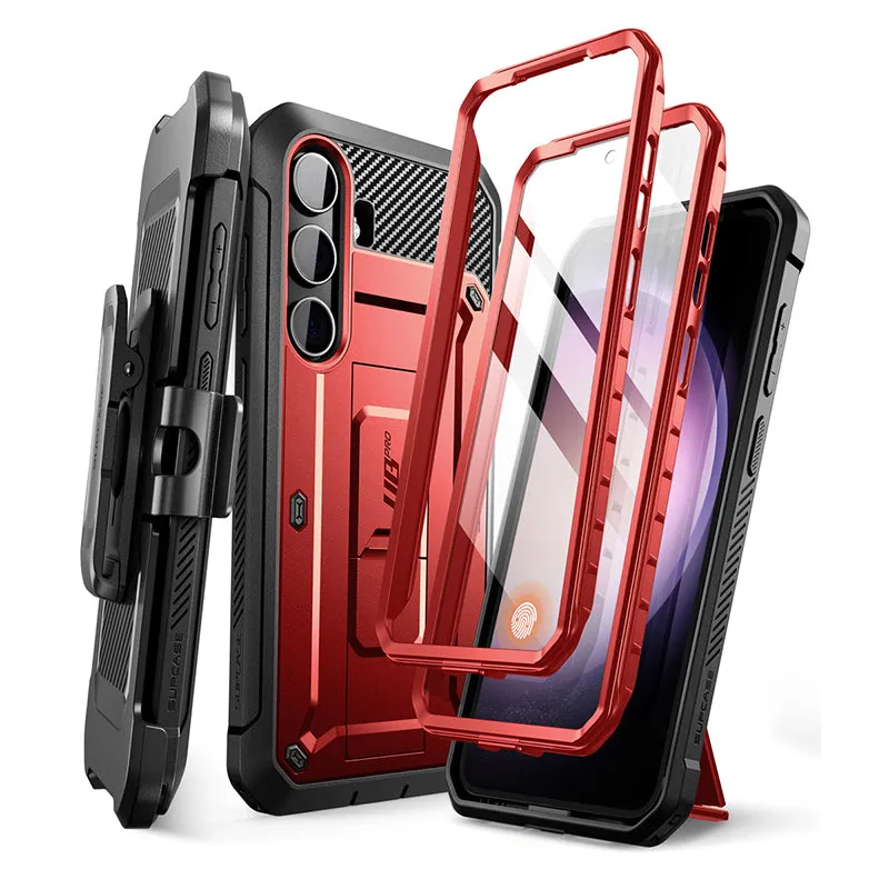 Galaxy S24 Plus Unicorn Beetle PRO Rugged Case-Metallic Red