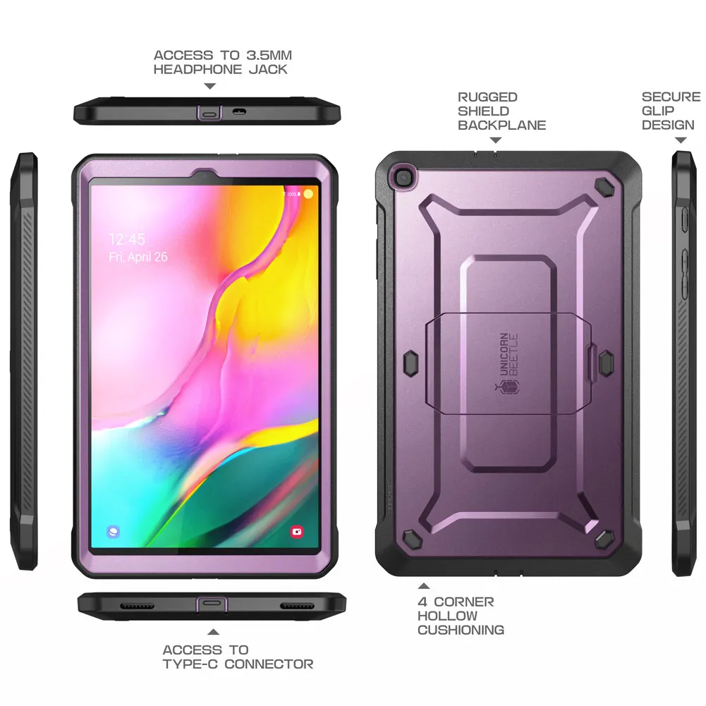 Galaxy Tab A 10.1 inch (2019) Unicorn Beetle Pro Full-Body Case(open box)-Metallic Purple