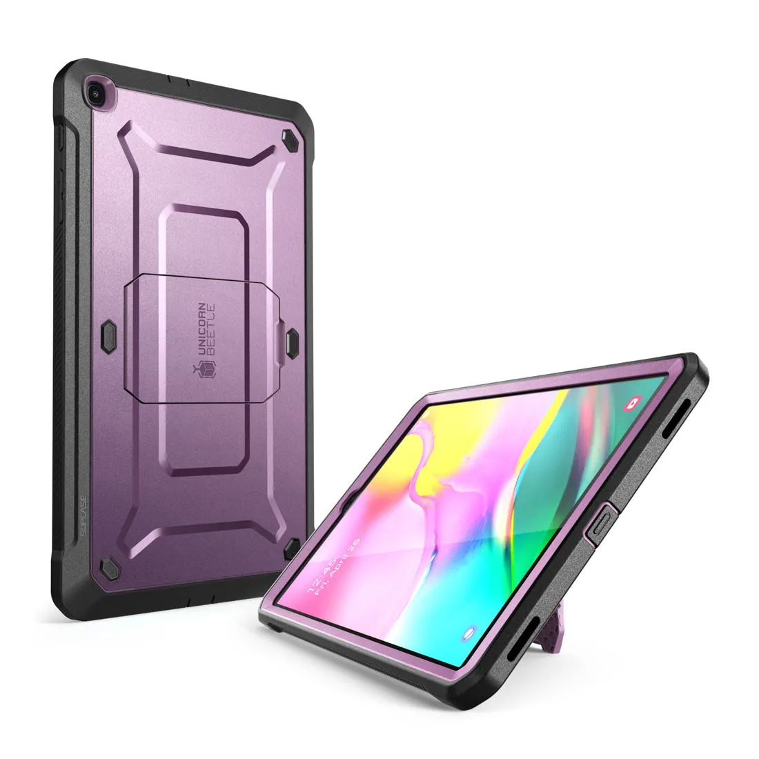 Galaxy Tab A 10.1 inch (2019) Unicorn Beetle Pro Full-Body Case(open box)-Metallic Purple