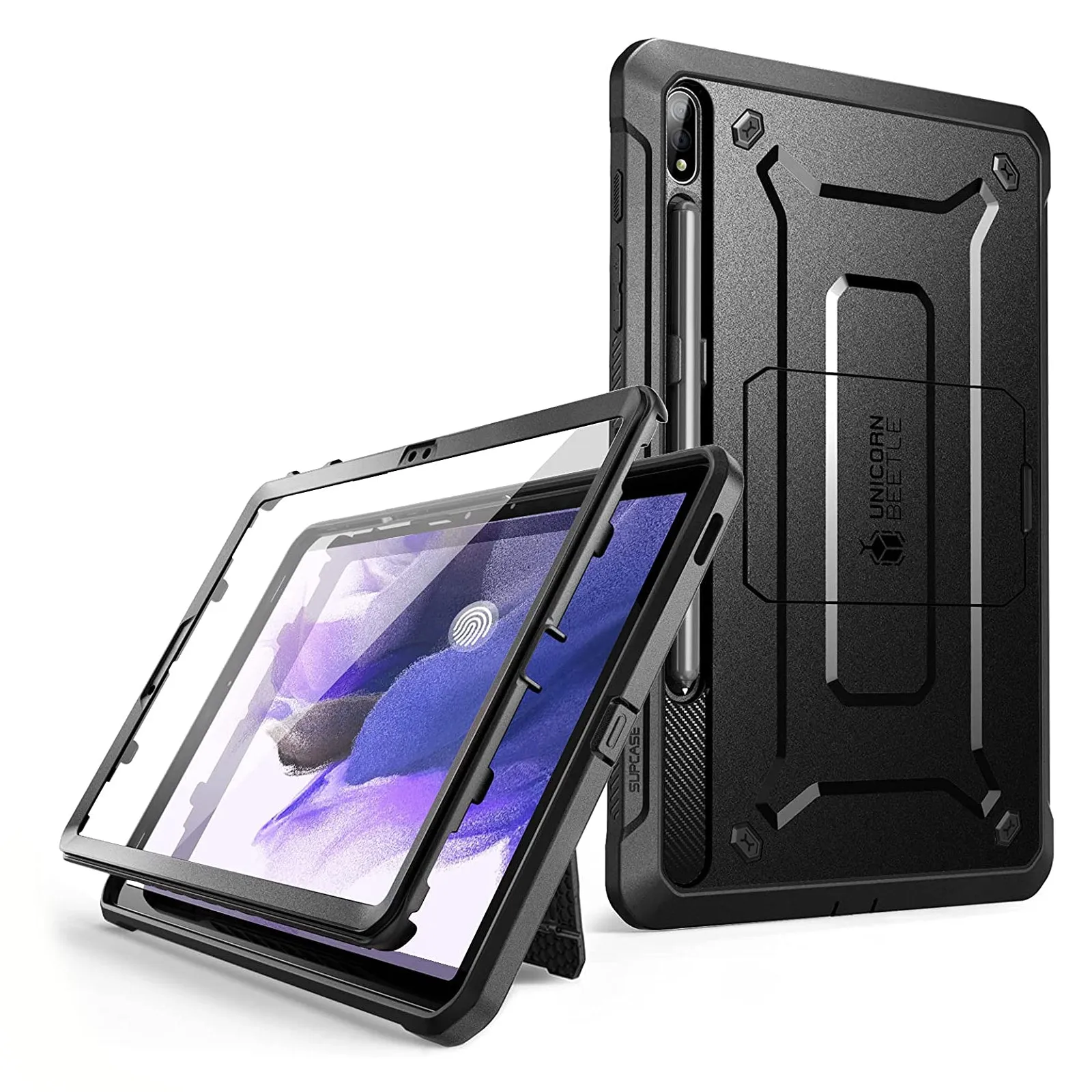 Galaxy Tab S7 FE 12.4 inch (2021) Unicorn Beetle Pro Rugged Case-Black