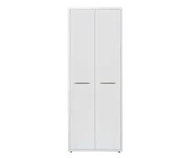 Gammel High Bookcase with Doors - White