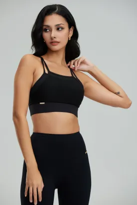 Glam Aura Mesh Top - Black