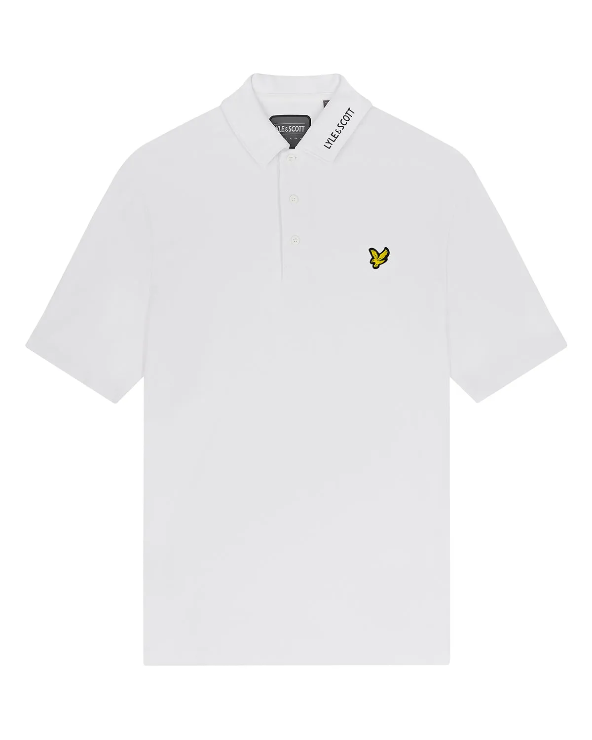 Golf Collar Logo Technical Polo Shirt