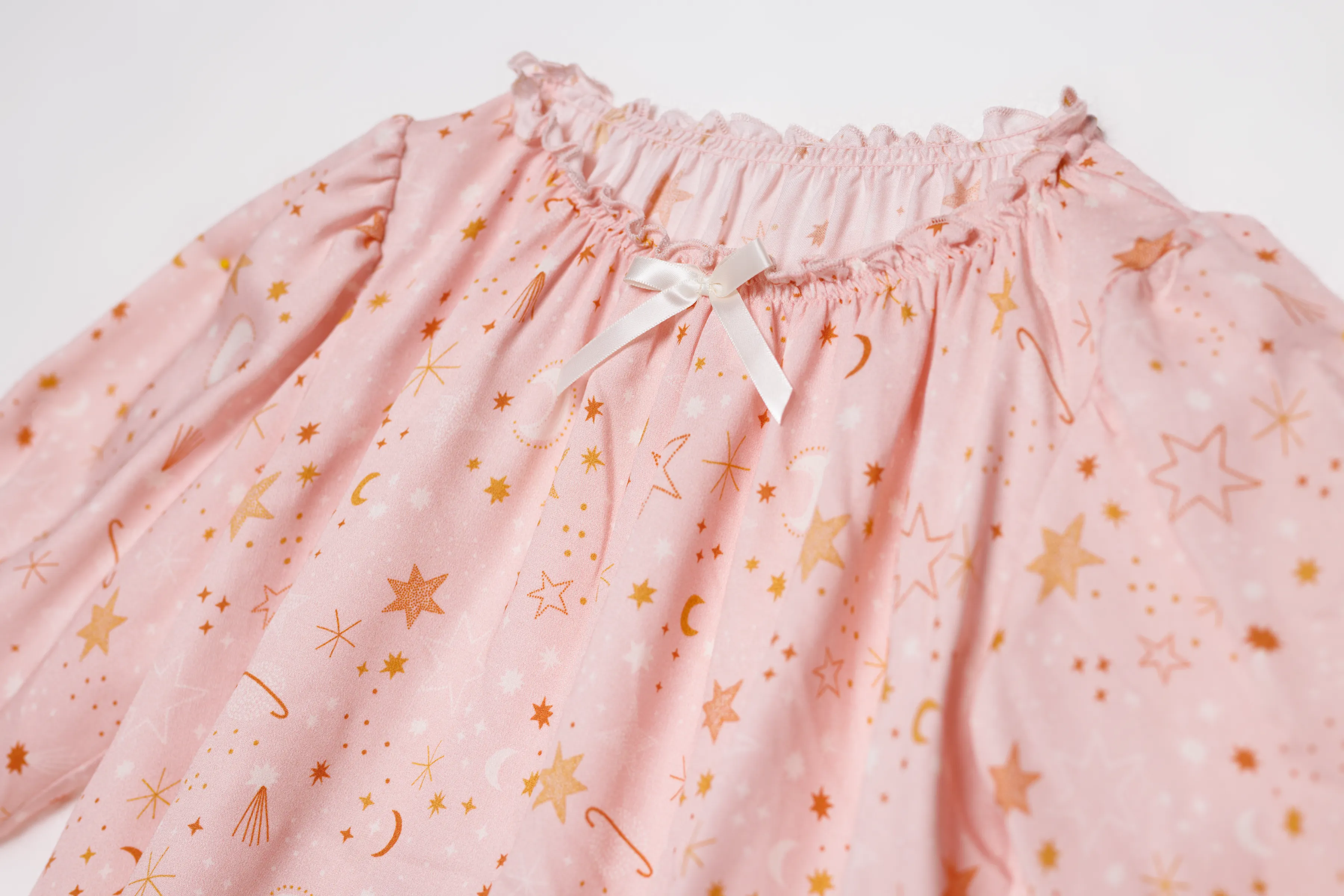 GRACE - GIRLS' PYJAMA PINK STARS