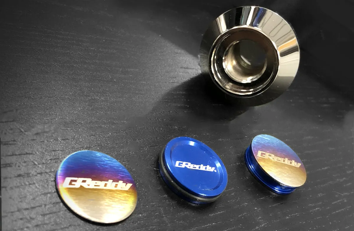 GREDDY TI EMBLEM FOR TYPE A SHIFT KNOB - (18000204)