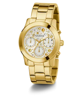 GUESS Ladies Gold Tone Multi-function Watch