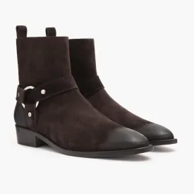 Harness | Dark Brown Suede