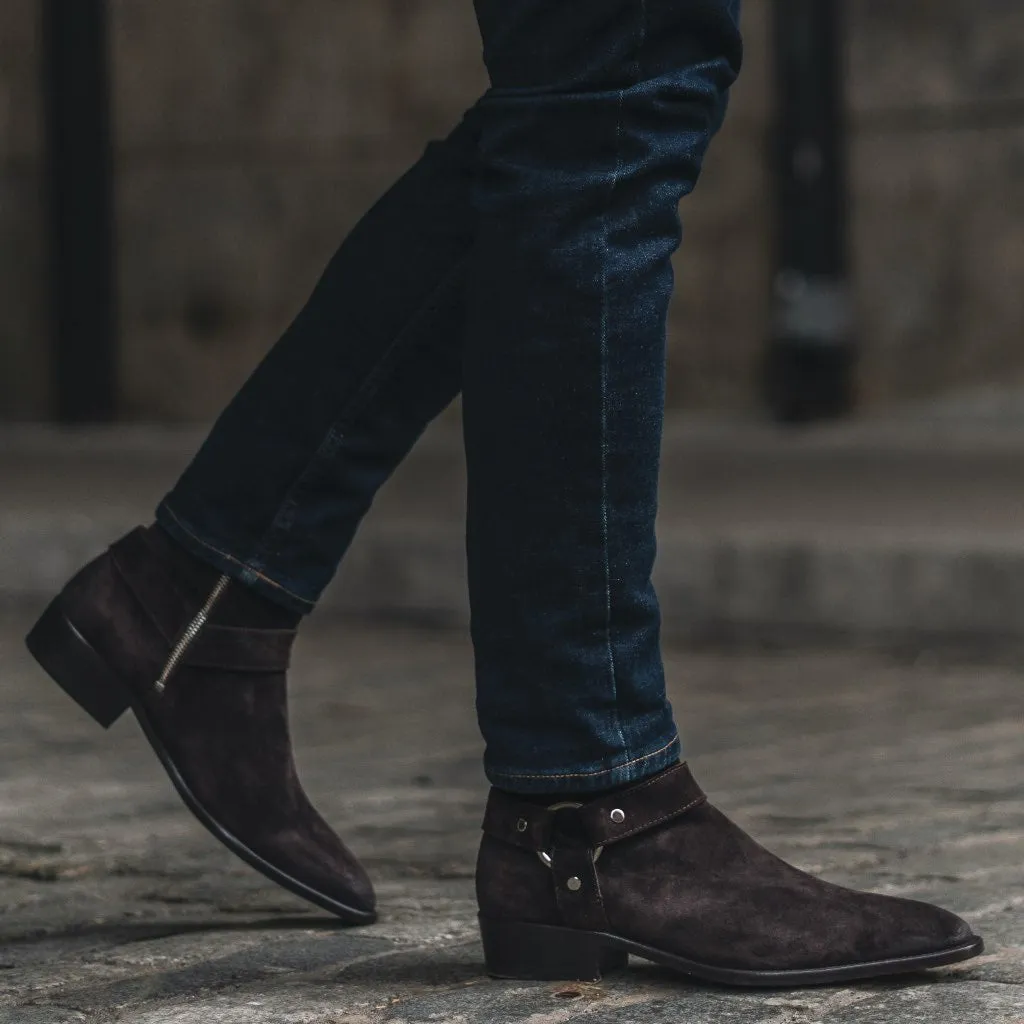 Harness | Dark Brown Suede