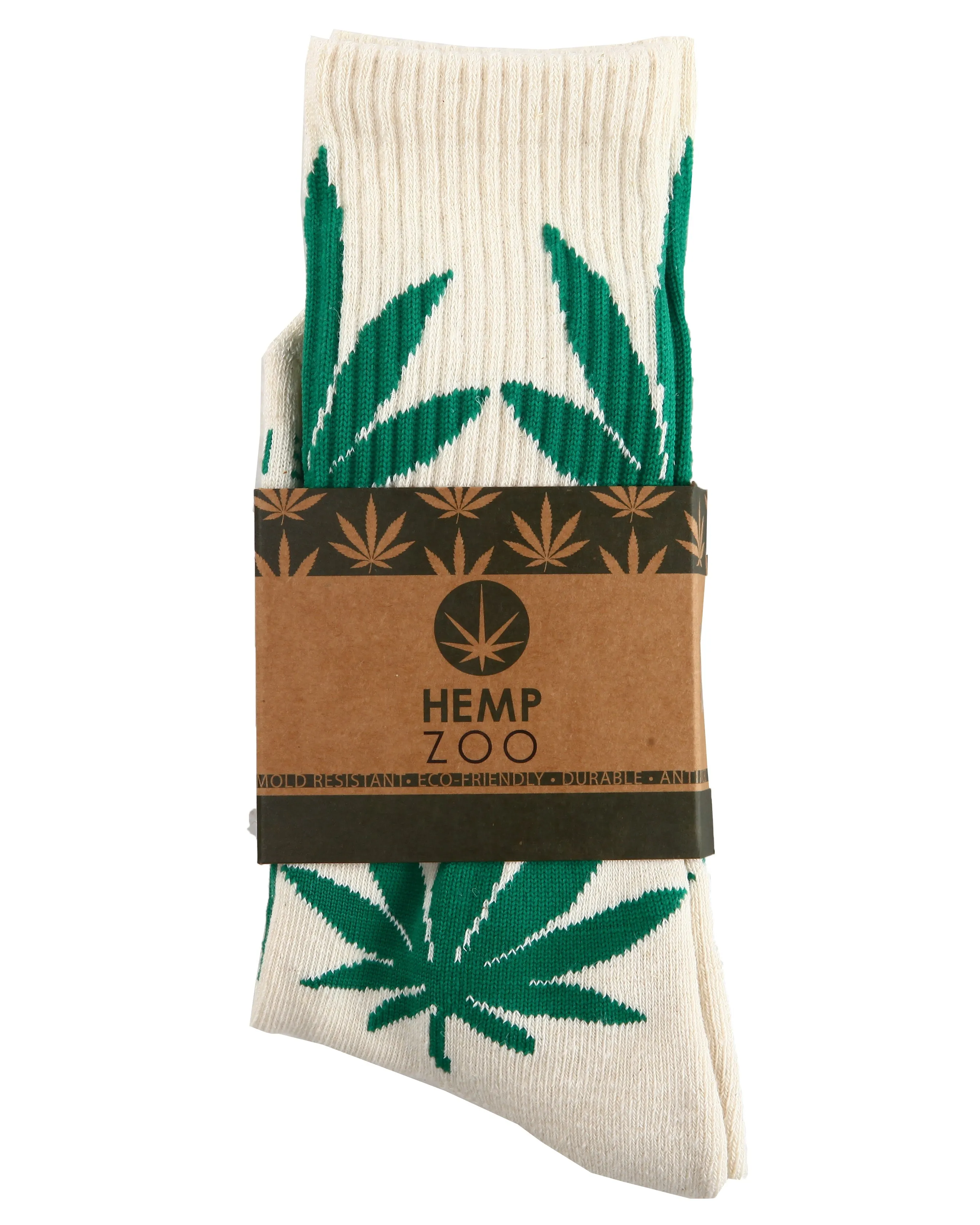 HEMP LUCKY LEAF CREW SOCKS