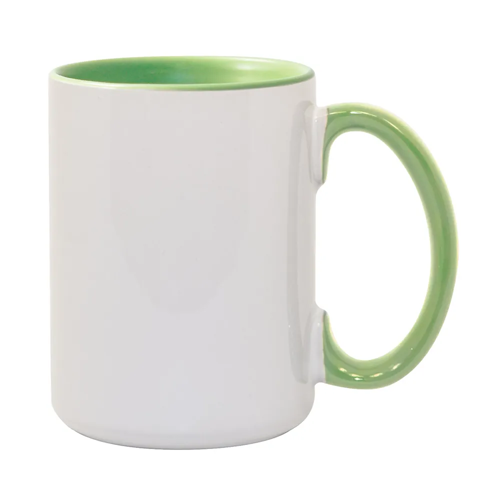 HPN ORCA Premium 15 oz. Inner   Handle Sublimation Ceramic Mug - 36 per Case