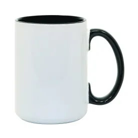 HPN ORCA Premium 15 oz. Inner   Handle Sublimation Ceramic Mug - 36 per Case