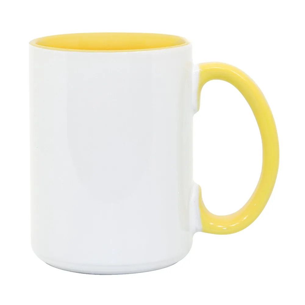 HPN ORCA Premium 15 oz. Inner   Handle Sublimation Ceramic Mug - 36 per Case