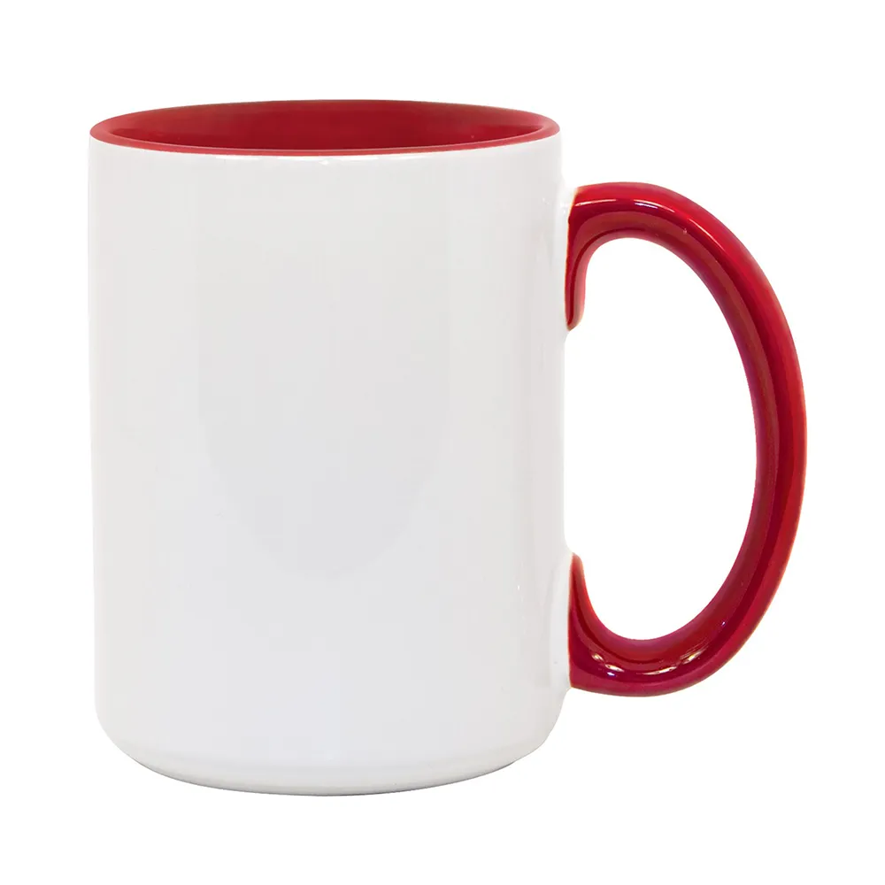 HPN ORCA Premium 15 oz. Inner   Handle Sublimation Ceramic Mug - 36 per Case