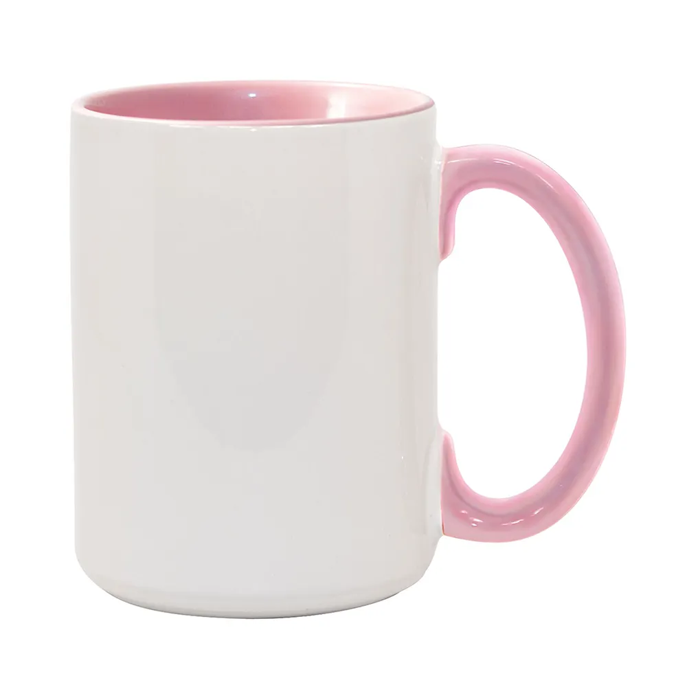 HPN ORCA Premium 15 oz. Inner   Handle Sublimation Ceramic Mug - 36 per Case