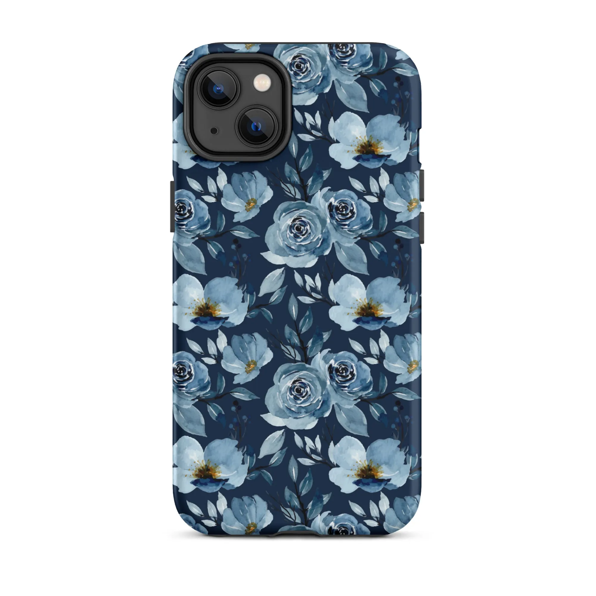 Indigo Rose Harmony Premium iPhone Case