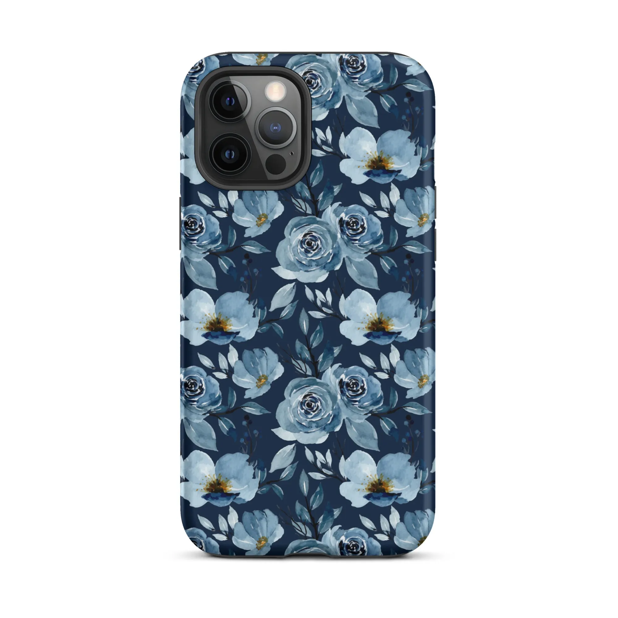 Indigo Rose Harmony Premium iPhone Case