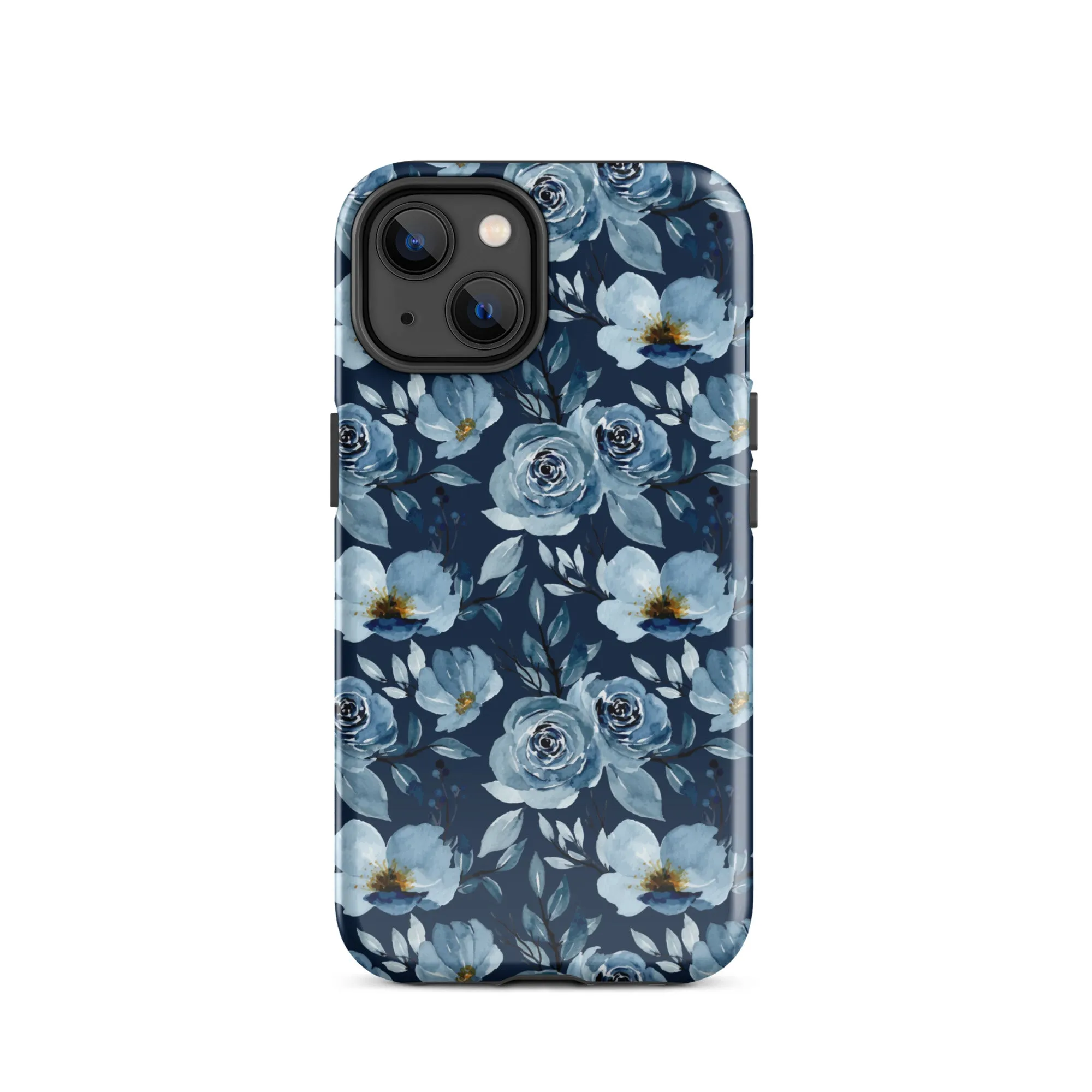 Indigo Rose Harmony Premium iPhone Case