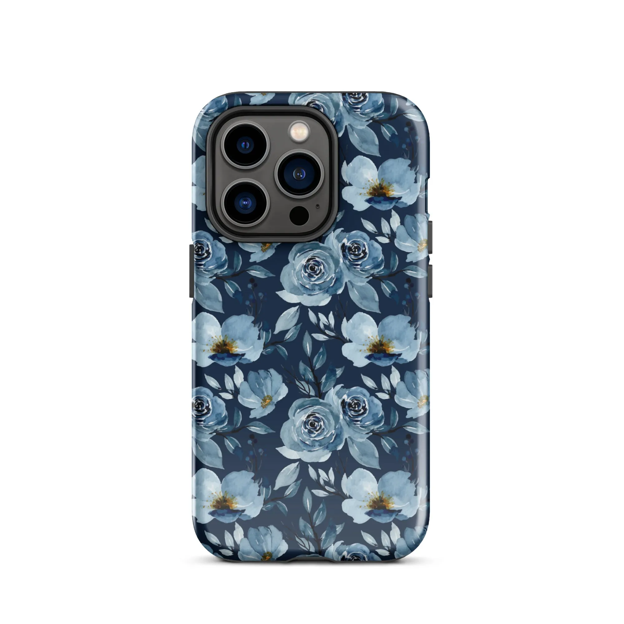 Indigo Rose Harmony Premium iPhone Case