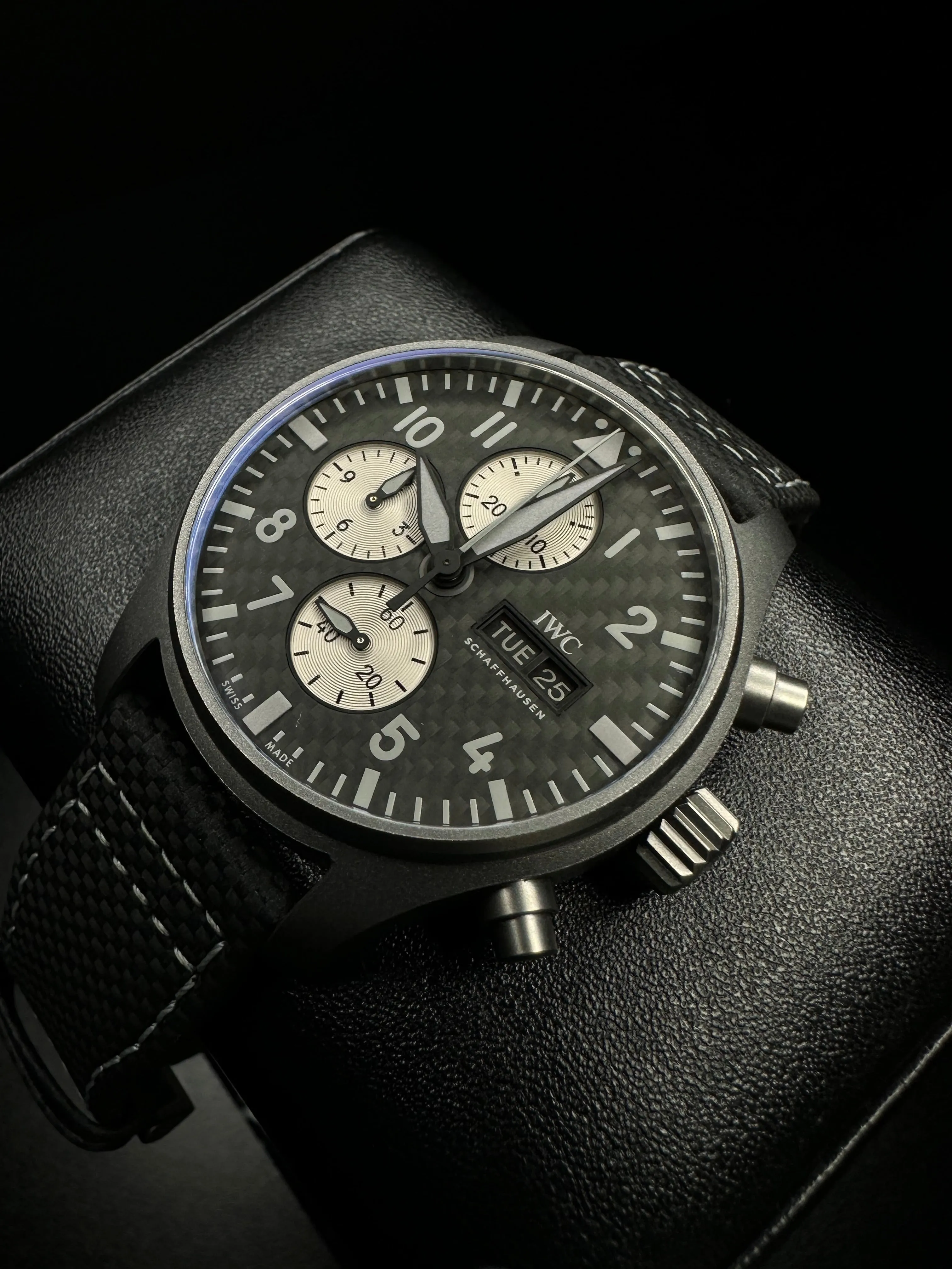 IWC Pilot's Watch Carbon Dial  "AMG" Edition - IW377903