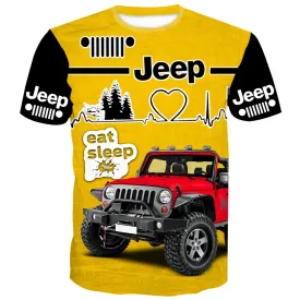 Jeep in Heartbeat - T-Shirt