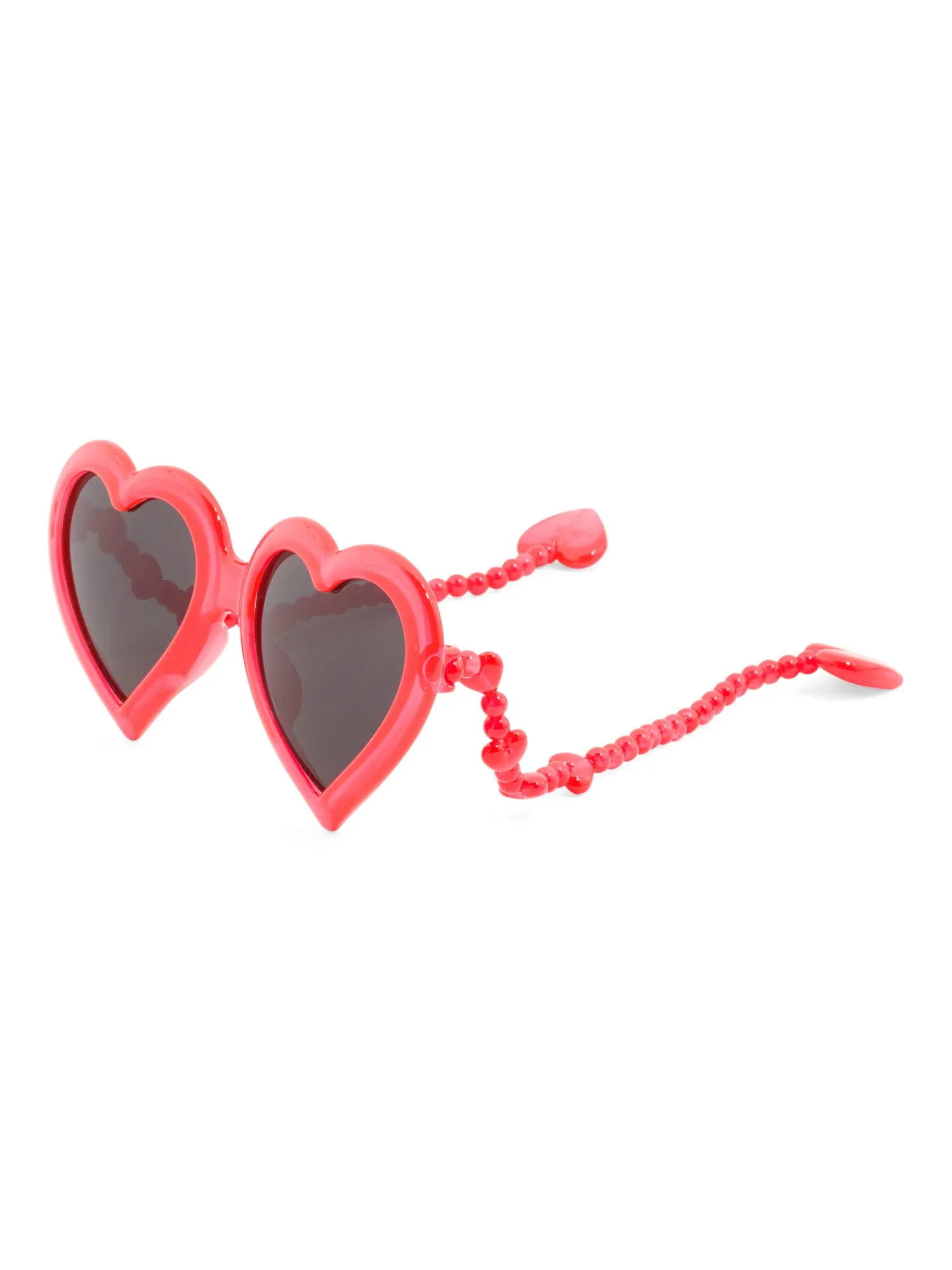 JEREMY SCOTT x Linda Farrow Heart Sunglasses - Red