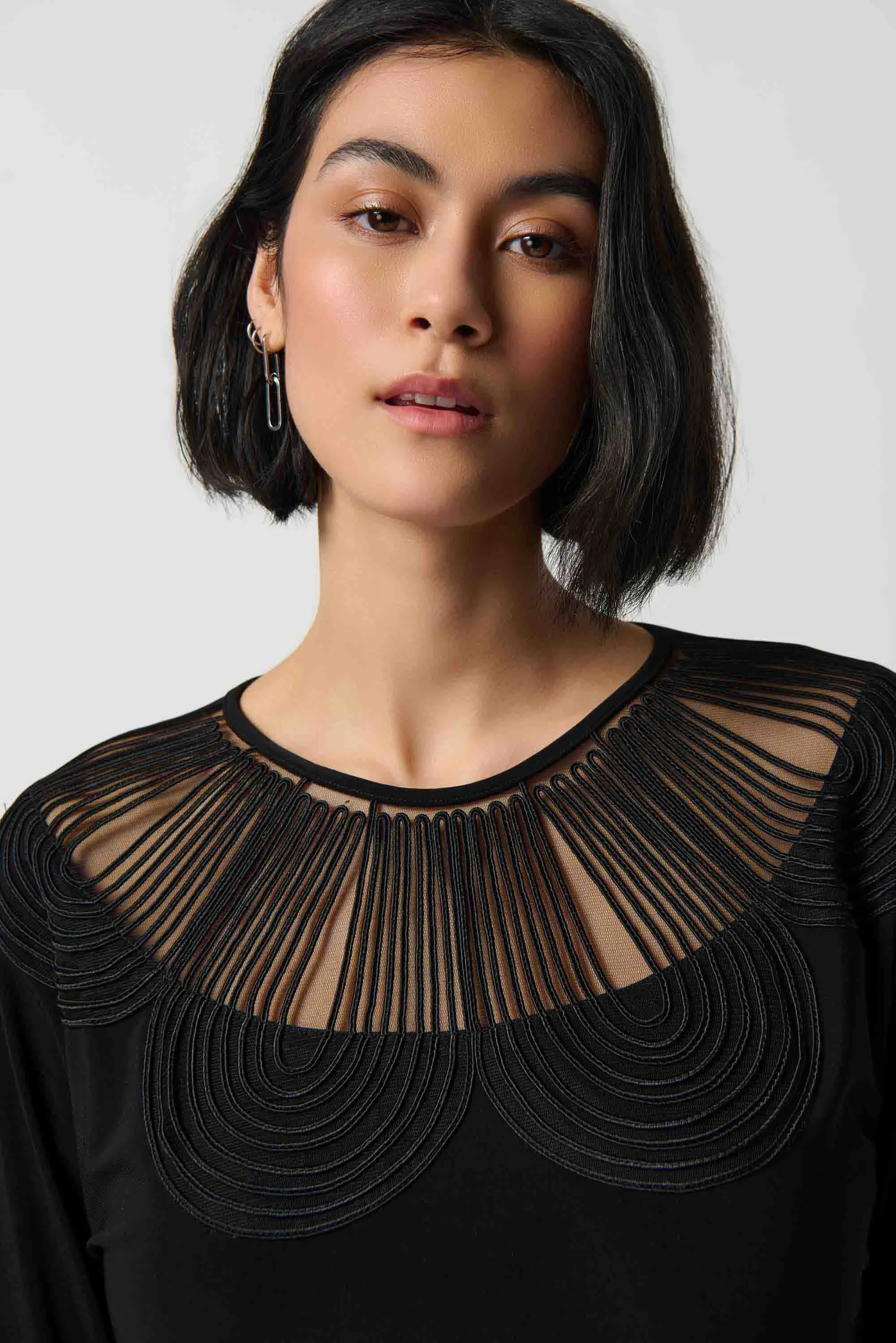 Joseph Ribkoff Black Top Style 234084-11