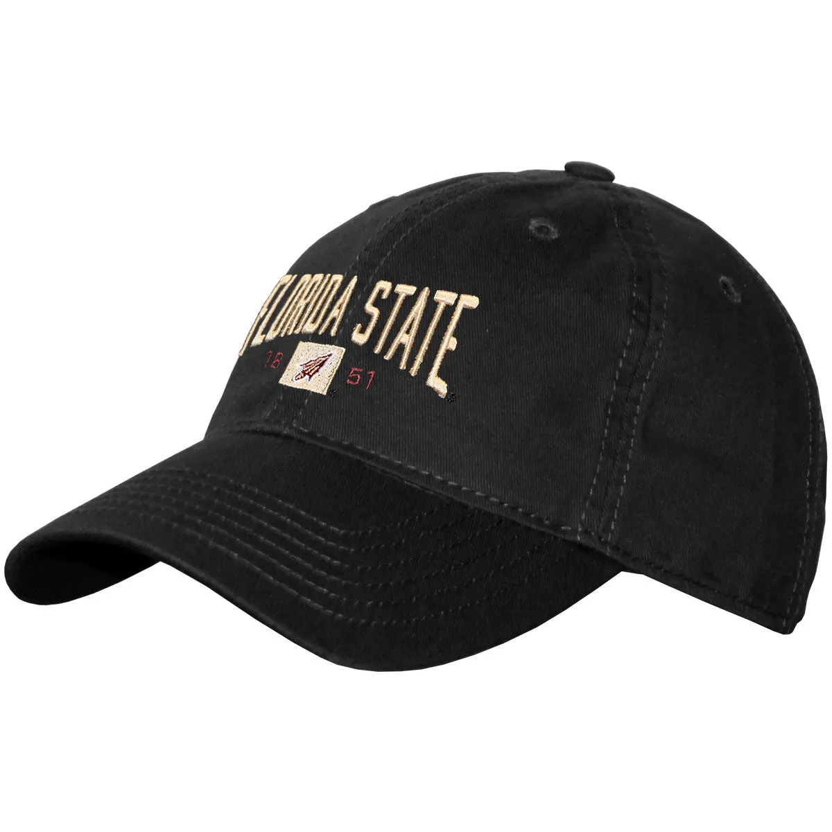 Legacy Florida State Arrowhead Design Adjustable Twill Cap - Black