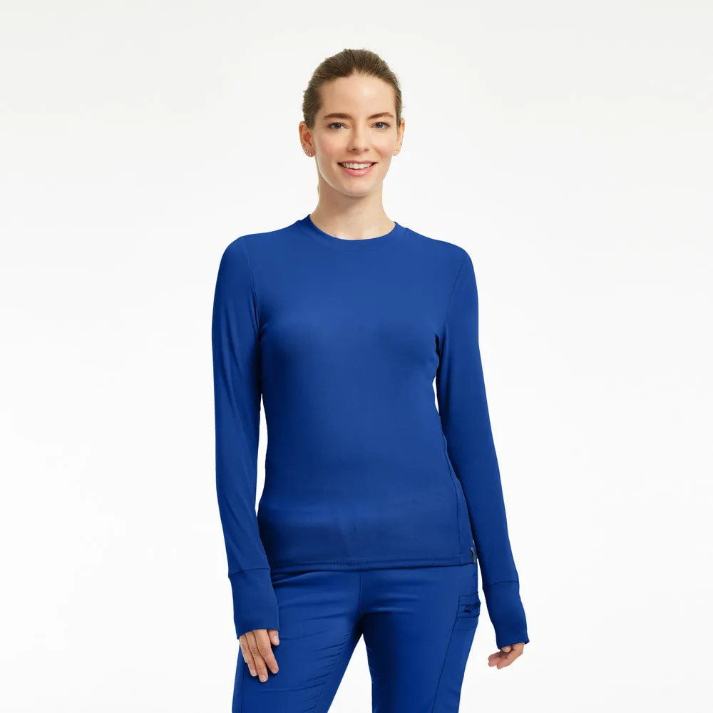 LT103 Landau Long Sleeve Ribbed Underscrub