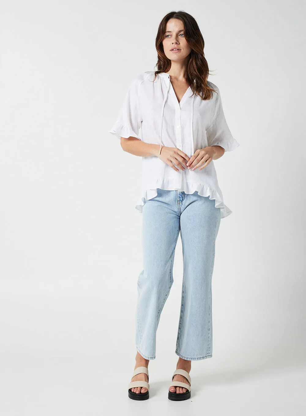 Mabel Top-White