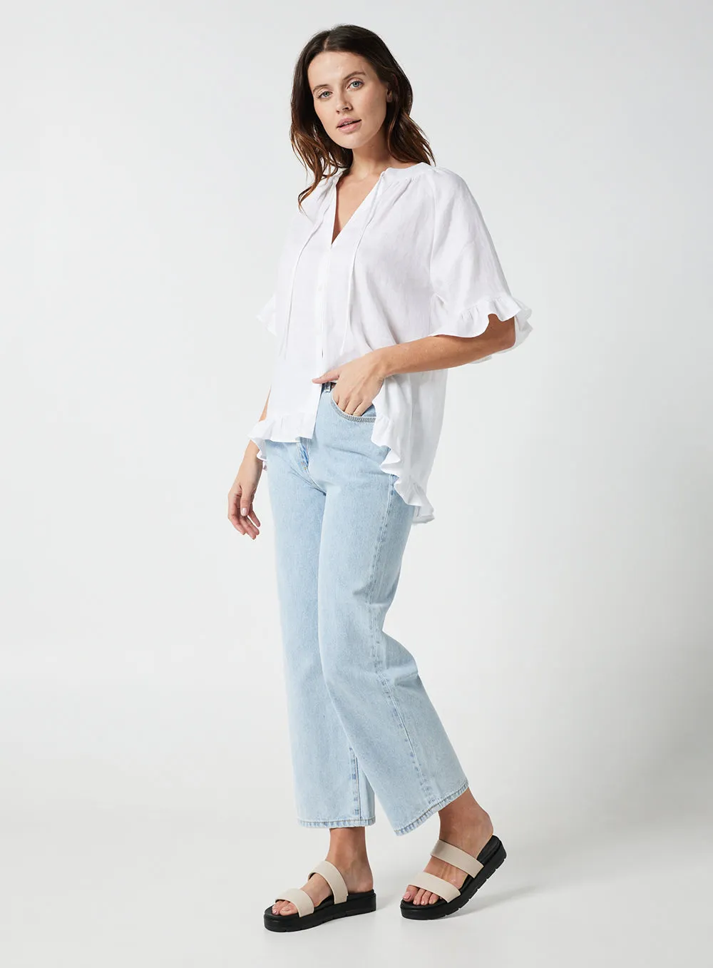 Mabel Top-White