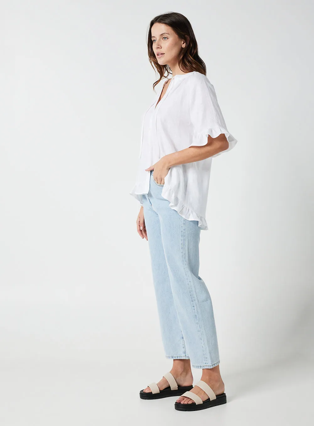 Mabel Top-White