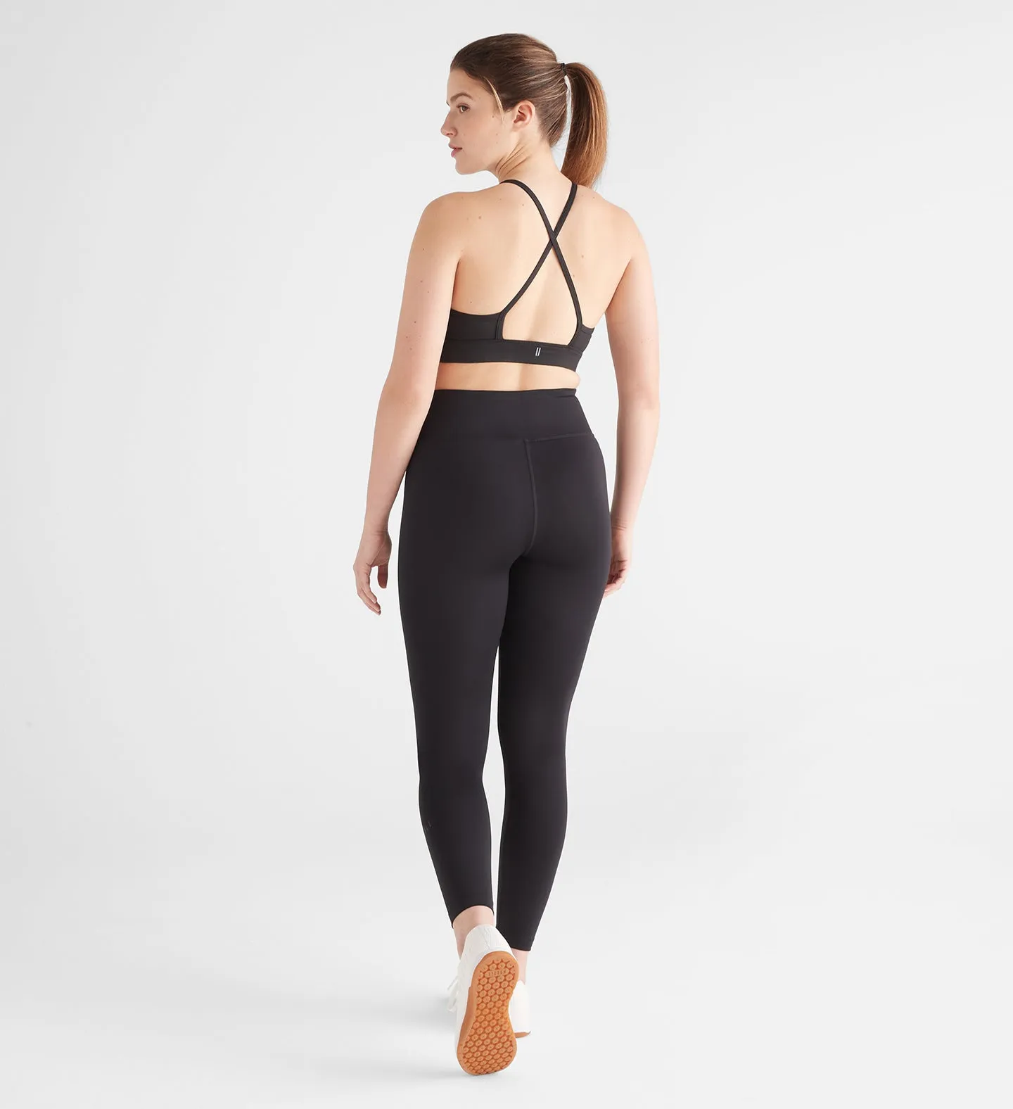 Matte High-Neck Sports Bra