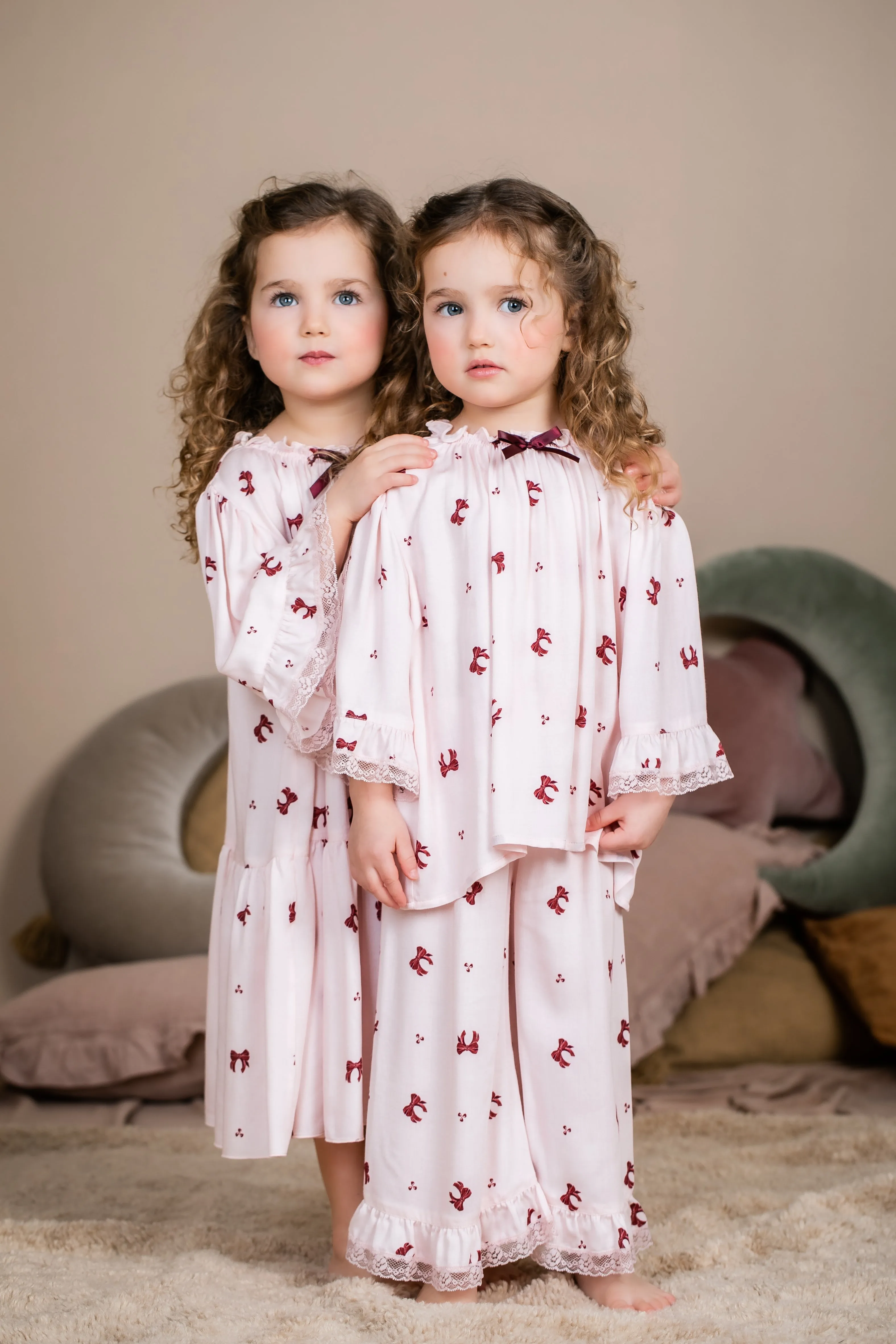 MELANY - GIRLS PYJAMA SET IN PINK