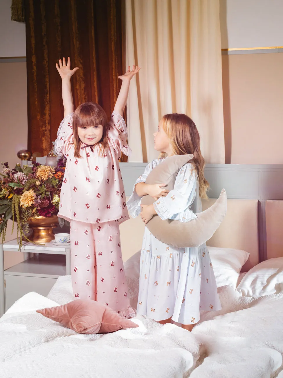 MELANY - GIRLS PYJAMA SET IN PINK