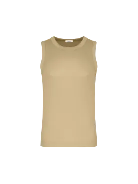 Men's 365 Lightweight Rib Tank Top—maitake beige