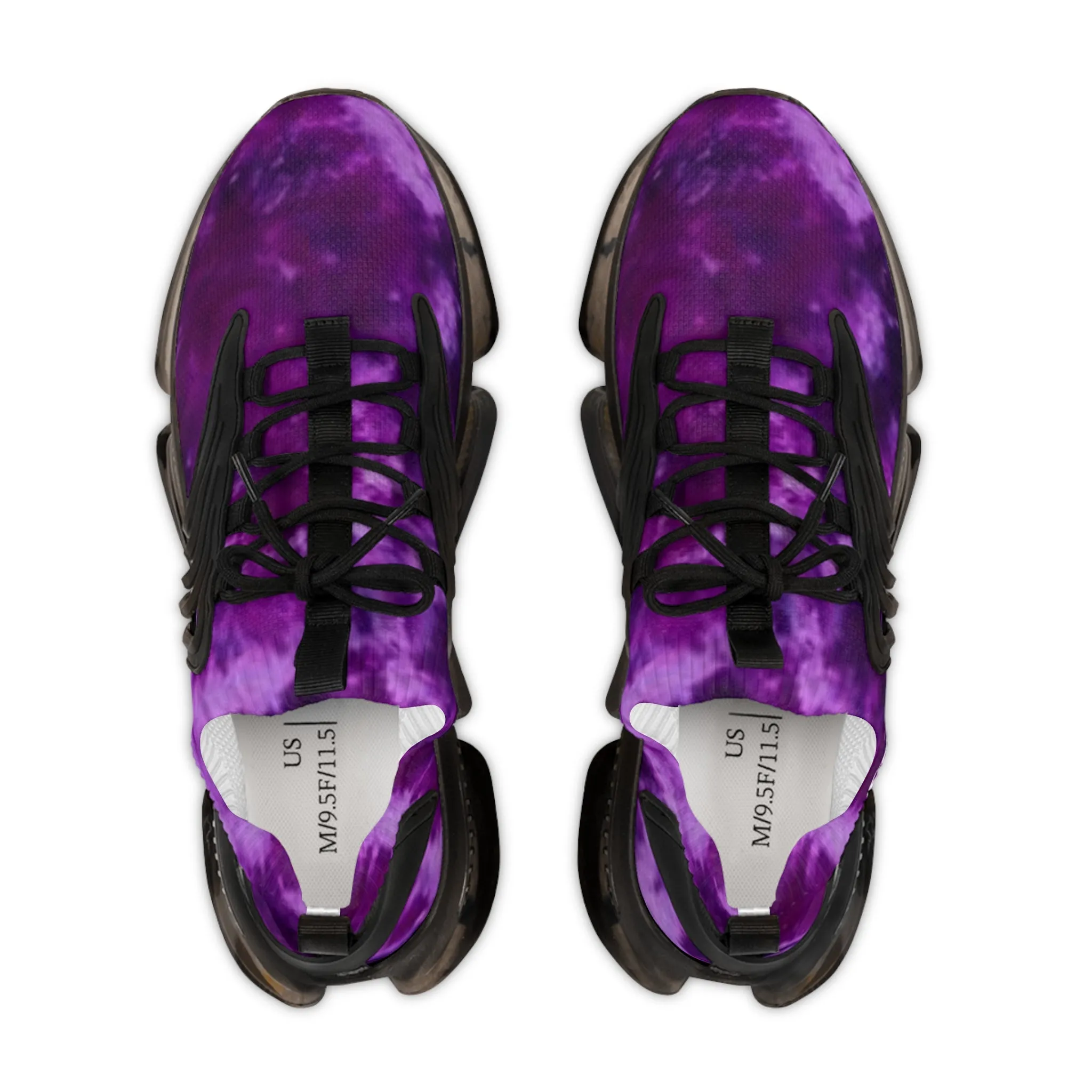 Men's Mesh Sneakers - Purple Tie-Dye