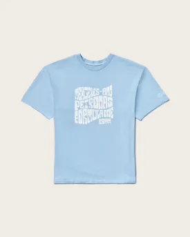 Mens Retro Tee Sky