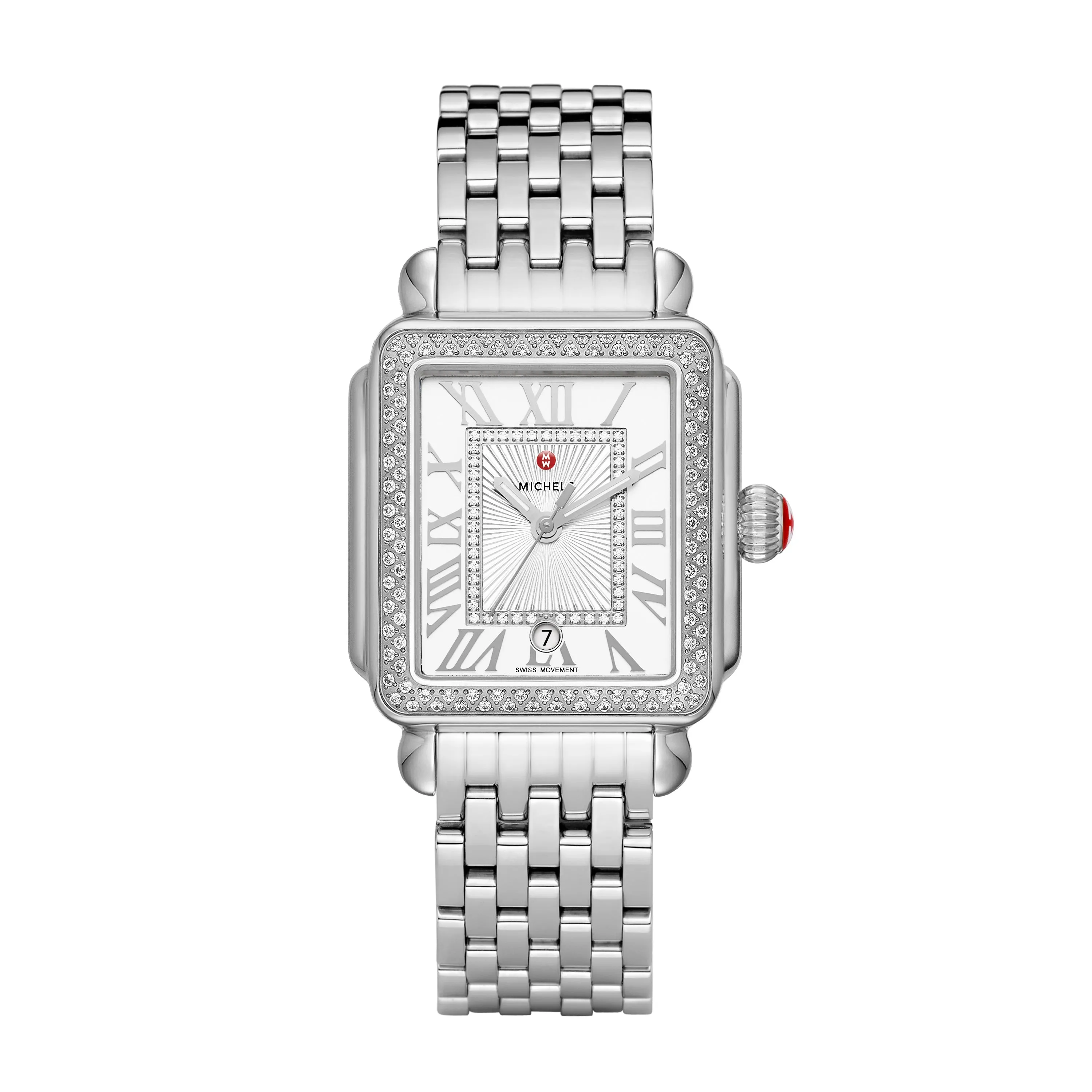 MICHELE Watches Deco Madison Diamond Dial Watch (31mm)