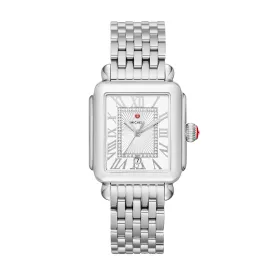 MICHELE Watches Deco Madison Diamond Dial Watch (31mm)