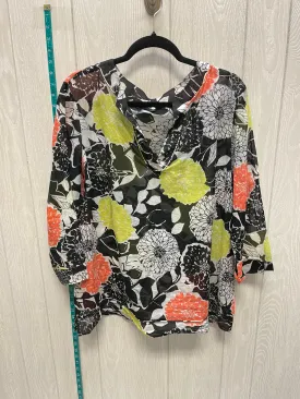 Multi-colored Top Long Sleeve Lafayette 148, Size Xl