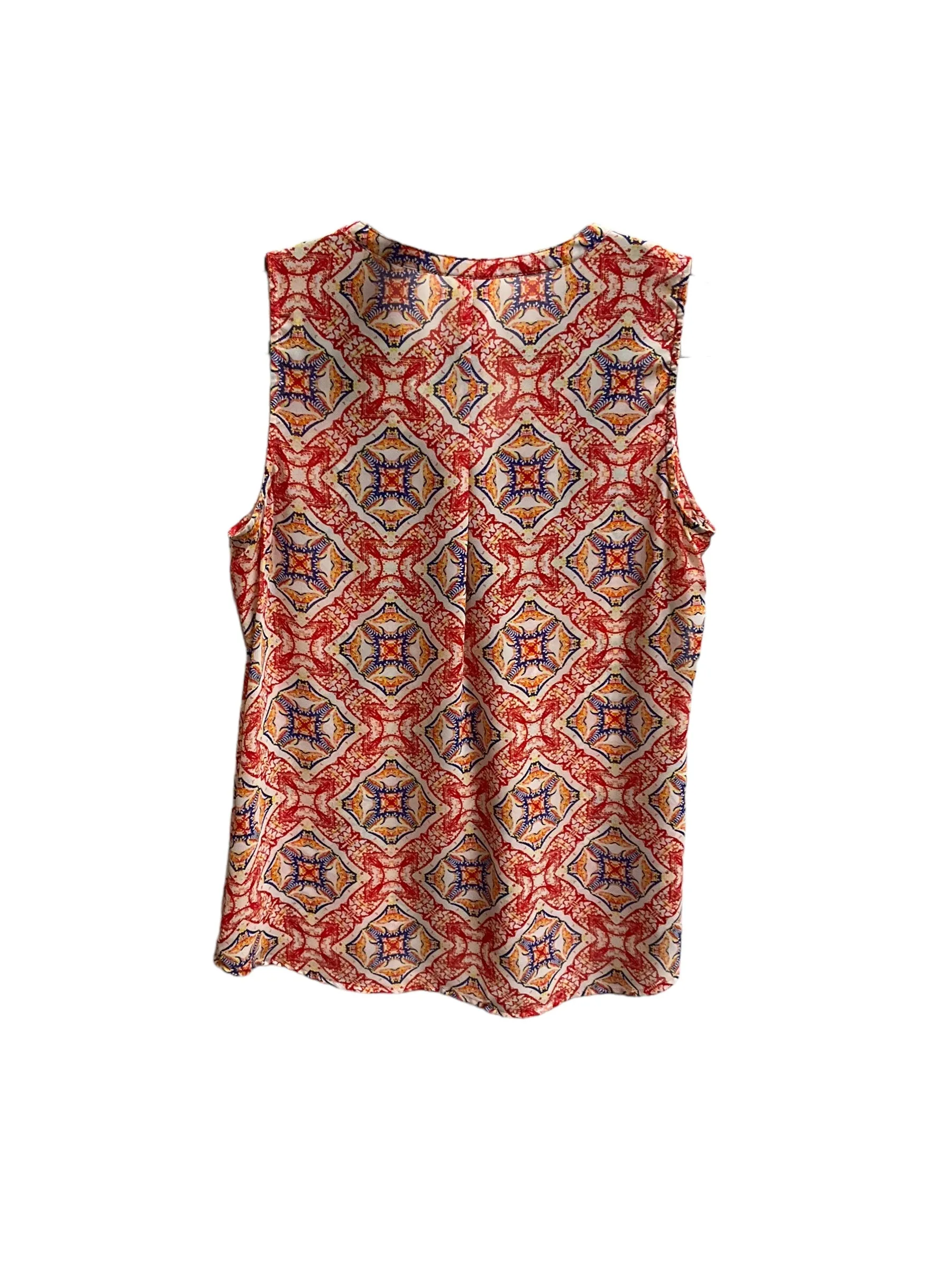 Multi-colored Top Sleeveless Cmc, Size M